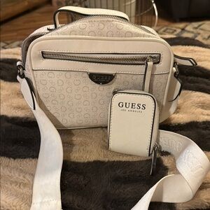 GUESS Cream Crossbody Bag